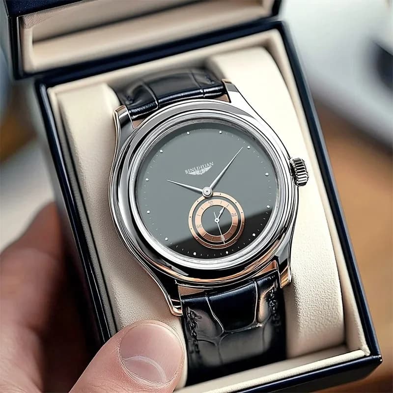 Top Brand Man Wristwatch Luxury Business Waterproof Men Watch For Men Quartz Clock Leather Men's Watches reloj Handsome 2025 New