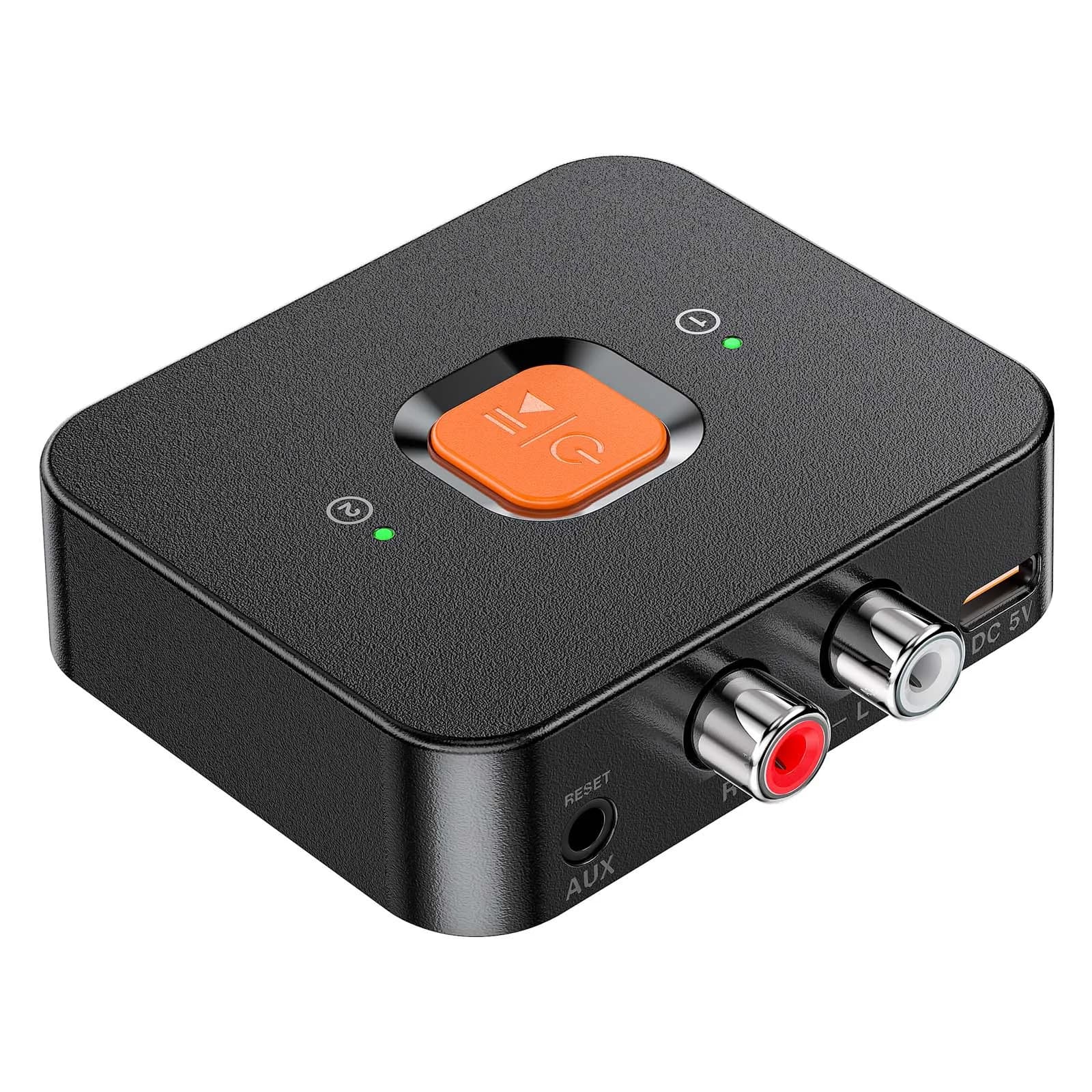 Bluetooth 6.0 Receiver 3.5mm AUX Jack RCA Wireless Adapter Stereo Music Audio Wireless Adapter For Speaker/Amplifier