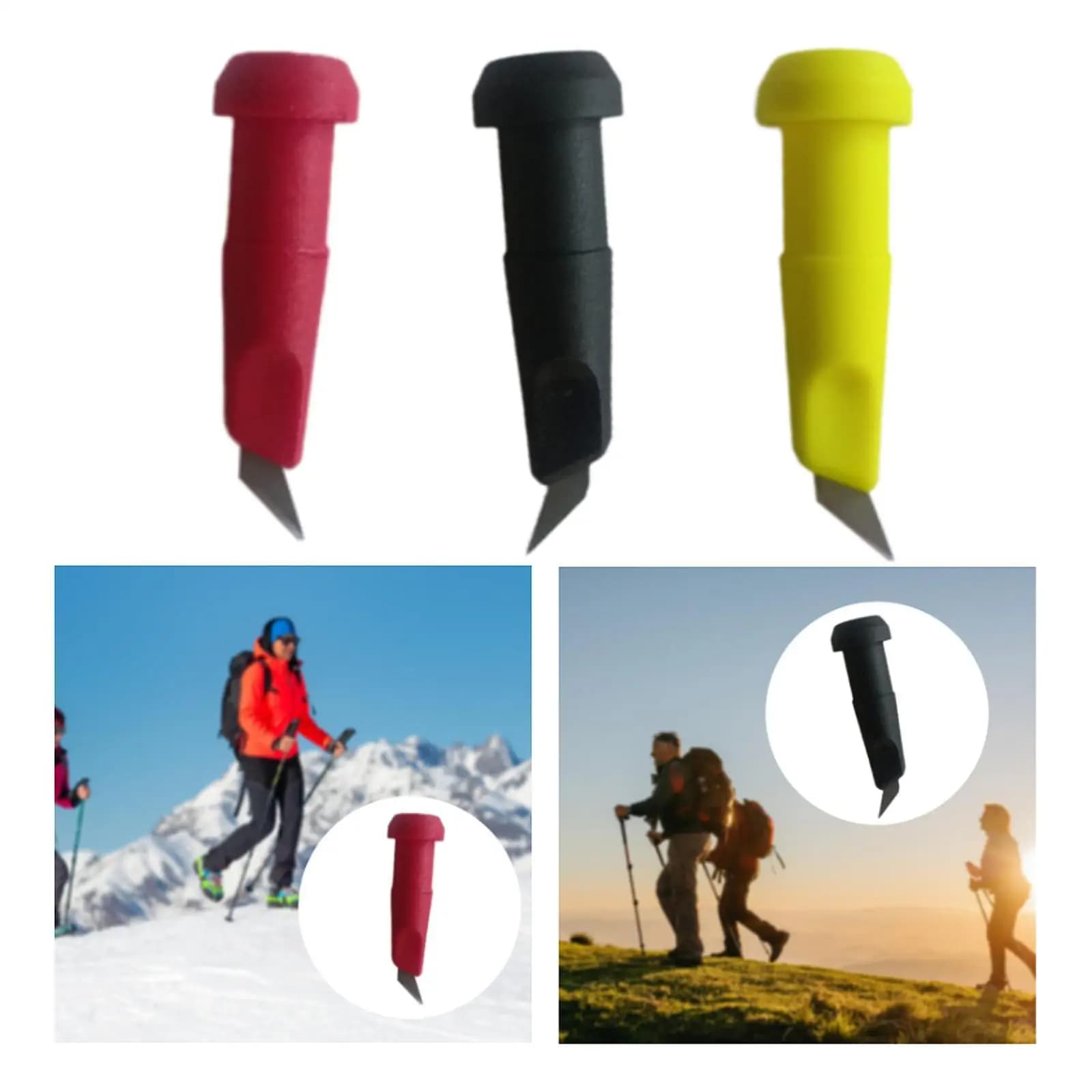 Trekking stick toe, ski stick toe, hiking rod accessory, 8 cm walking stick toe, hiking rod tip