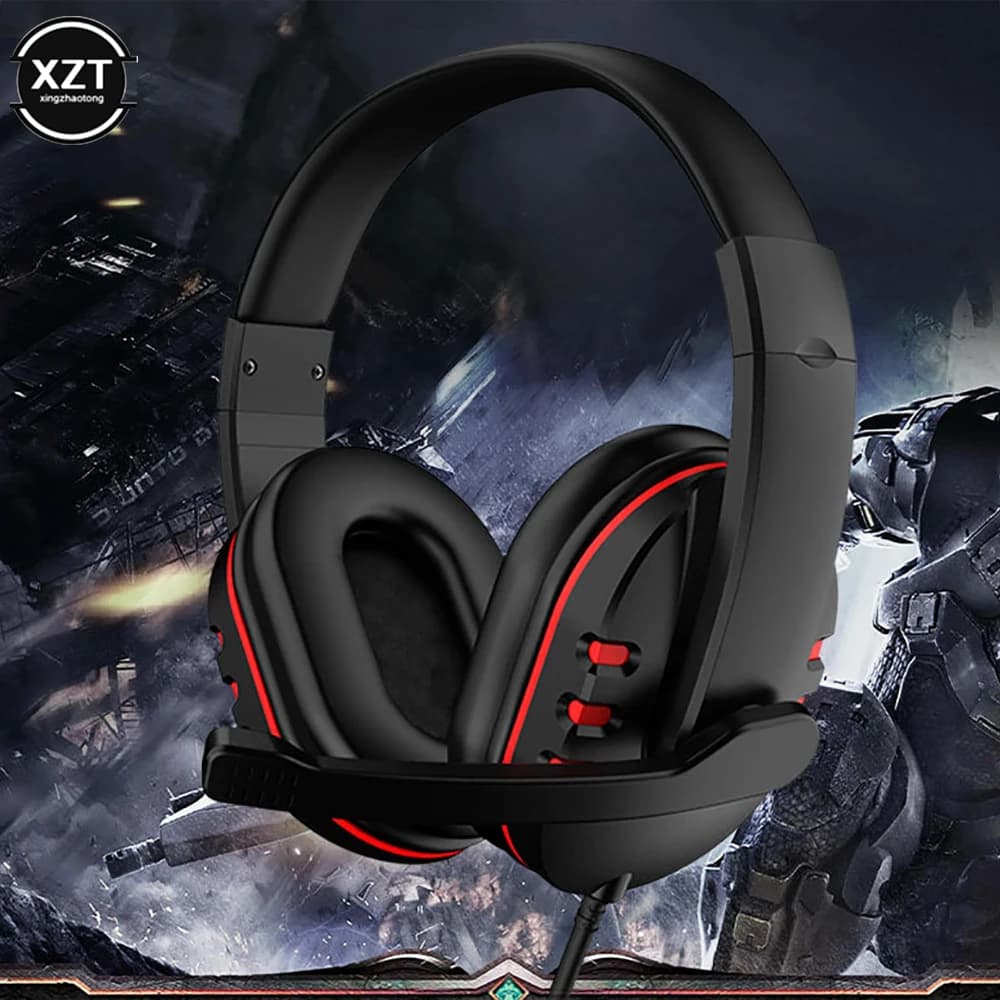 Play headphones wired gaming headphones with microphone for PC Computer Laptop PS4 PS5 Play Station 4 5 Tablet Nintendo Switch