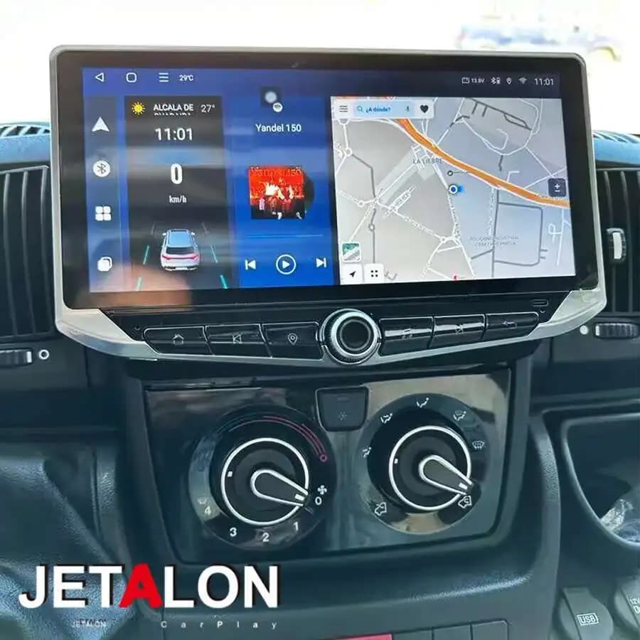 10.88 inches Android 14 Autoradio For Fiat Ducato Peugeot Boxer Citroen Jumper 2006-2022 Video Player Carplay Auto Multimedia GPS