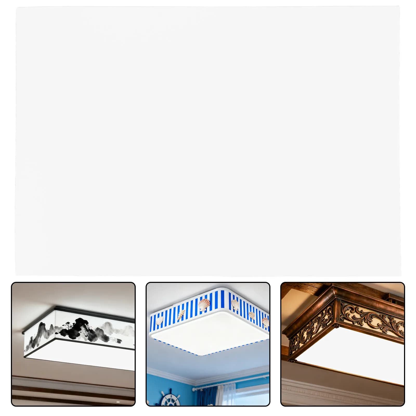 Copertura Diffusore per Plafoniera in Acrilico 15.7x11.8 Pollici per Pannelli LED Fluorescenti a Soffitto Sospeso, Diffusione Luminosa Uniforme Senza Abbagliamento