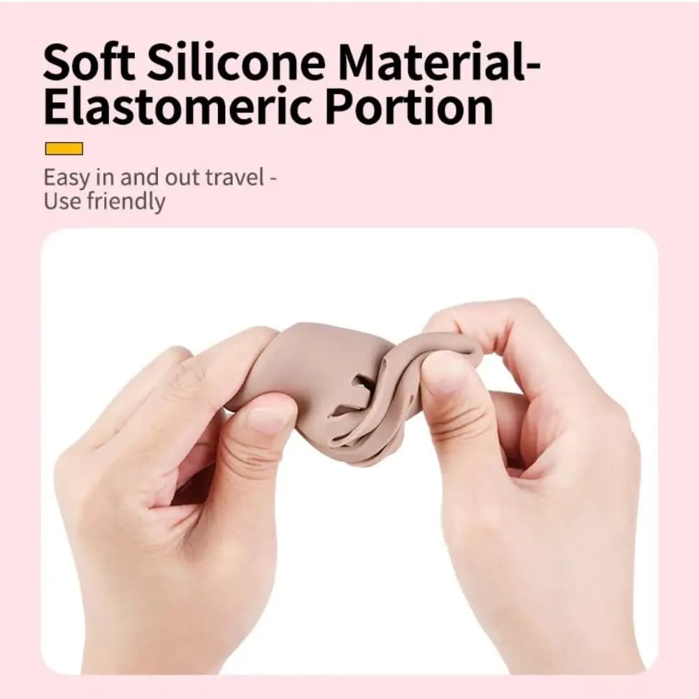Nuovo supporto per spugna per trucco in silicone Khaki Rosa Bianco Multi-foro Custodia per uova di bellezza Custodia ecologica per cosmetici