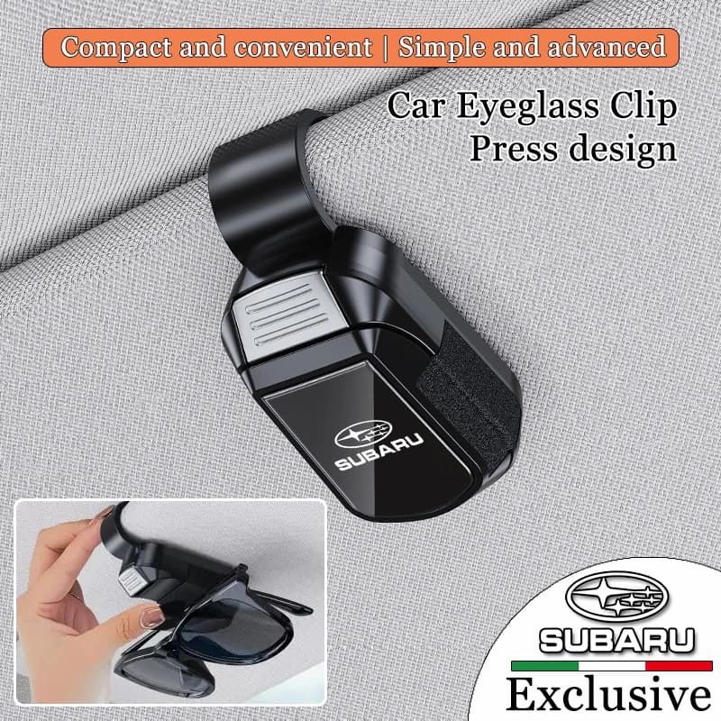 Auto Occhiali Clip Occhiali Da Sole Titolari Accessori Auto Per Subaru XV Forester BRZ Smart Crosstrek Legacy Levorg WRX 2006 Ascent STI
