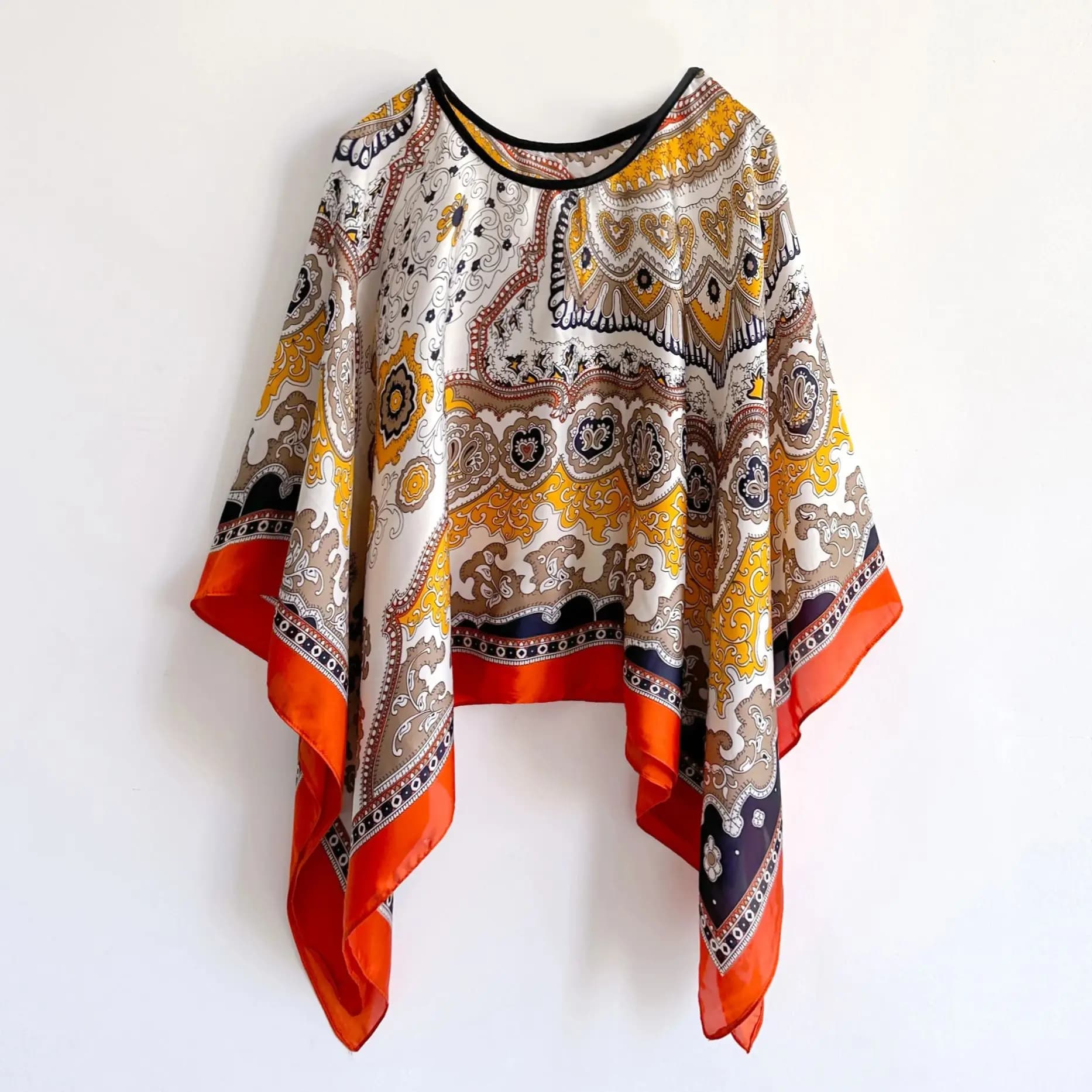 2024 scialli Summer Beach Sexy Women Fashion Print Chiffon grembiule Bikini Cover Up camicetta allentata protezione solare comodo Poncho Hot