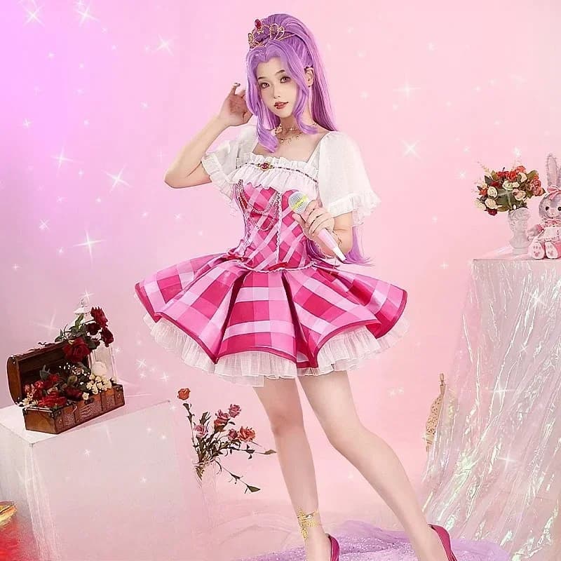 Aikatsu Kanzaki Mitsuki Costume Cosplay Gonna SL per Halloween Natale Gioco di ruolo Festa Comic Nuovo Mooyiyi 2025 Vendita calda