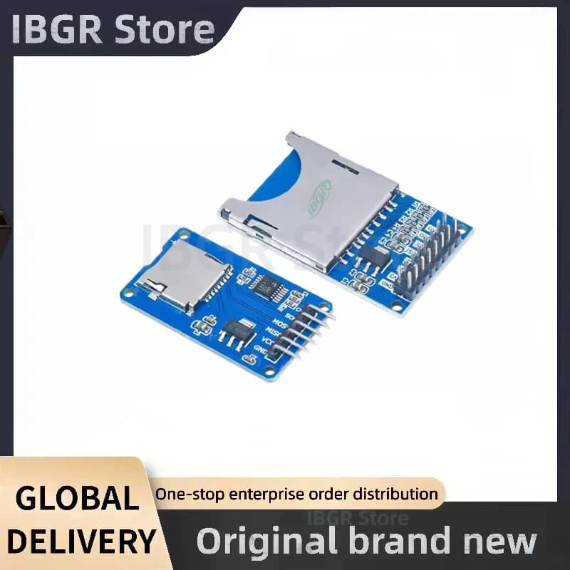 Modulo Lettore Scheda SD da 5 Pezzi per Arduino ARM MCU, Lettore e Scrittore di Schede Micro SD