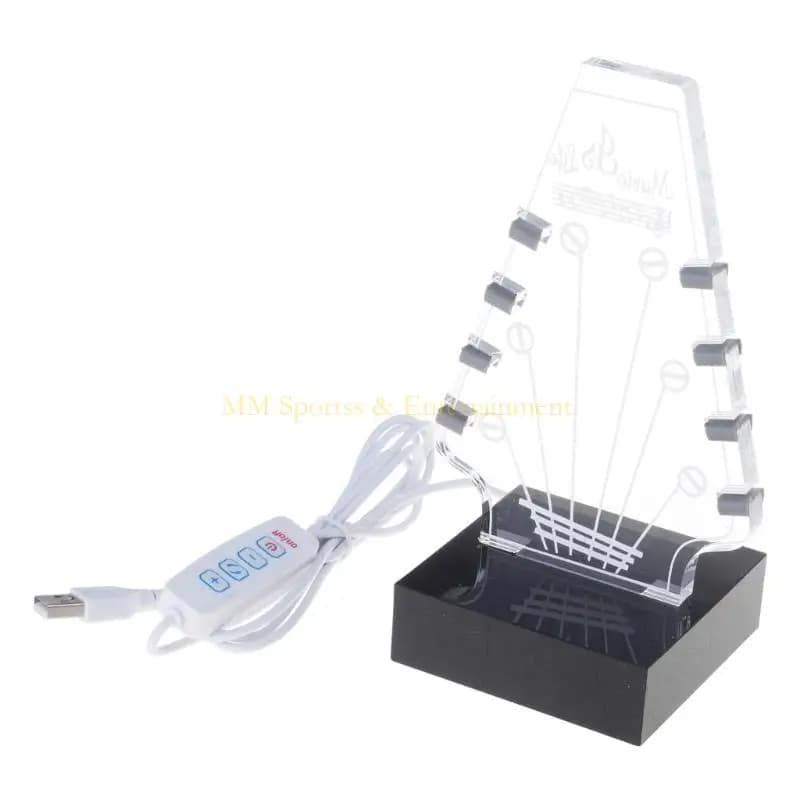 31Be Light Up Guitar Pick Rack Acrilic Guitar Pick Stand 3 Color Guitar Pick Display