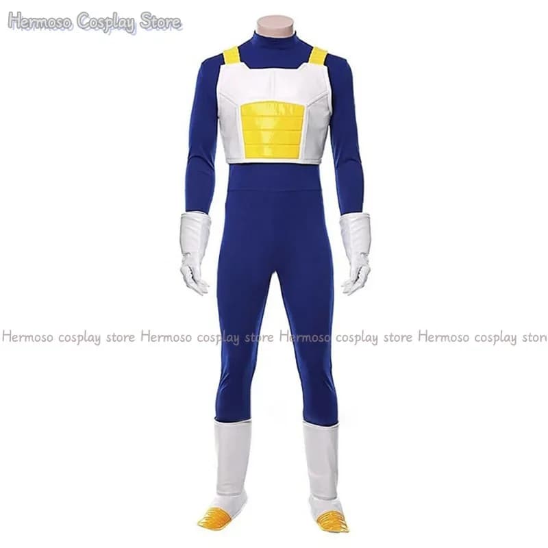 Fantasia Vegeta Cosplay Clothing Set Anime Super Hero Disfraz Costume Adult Men Fantasy Halloween Carnival Party Clothes