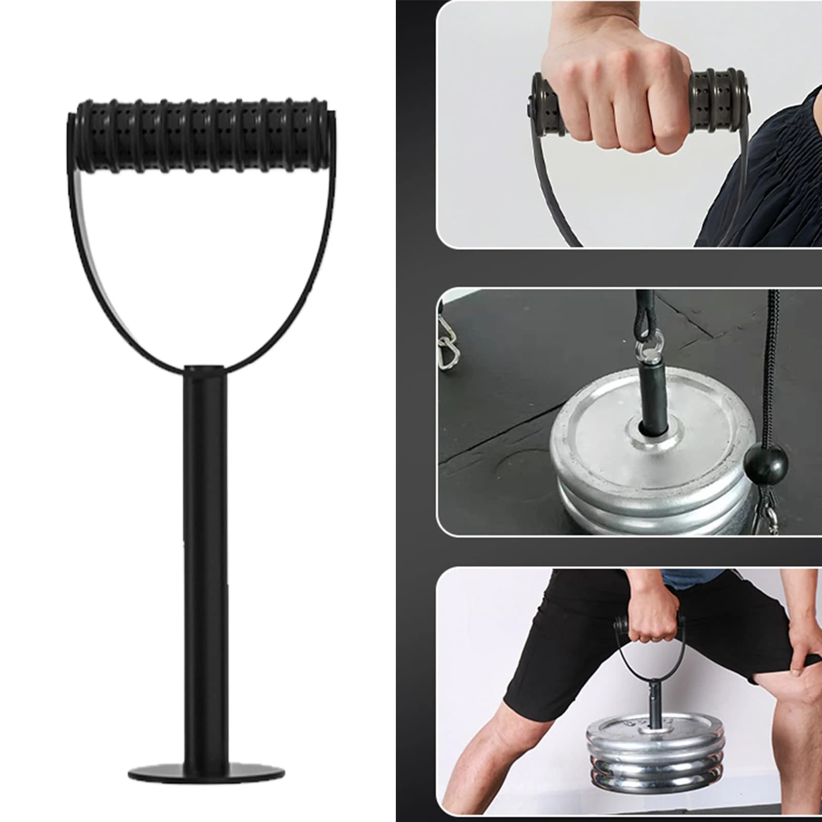 Kettlebell Handle for Plates Converter for Strength Training Bearing 220 pounds Kettlebell Adapter for Home Training