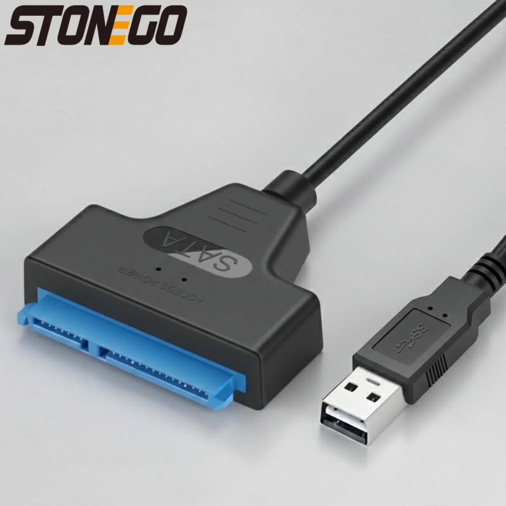 STONEGO Cavo USB SATA 3 da Sata a USB 2.0 Adattatore USB2.0 di tipo C per disco rigido SSD esterno da 2,5 pollici