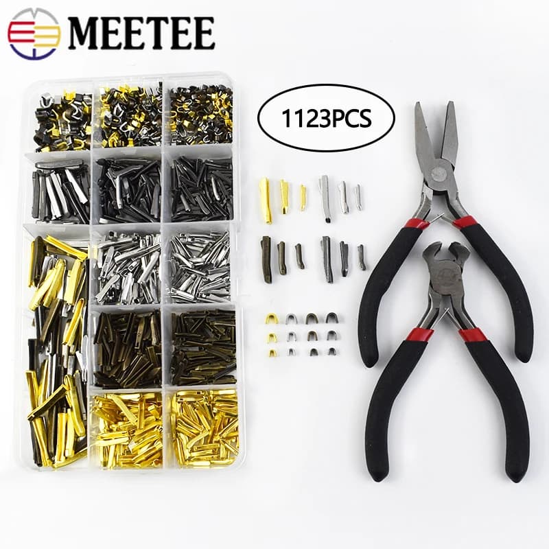Set di Strumenti per Riparazione Cerniere 3 Pezzi # 5 # 8 # Kit di Riparazione Cerniere per Abbigliamento, Pinze per Fermare Cerniere, Accessori per Sostituzione Cerniere