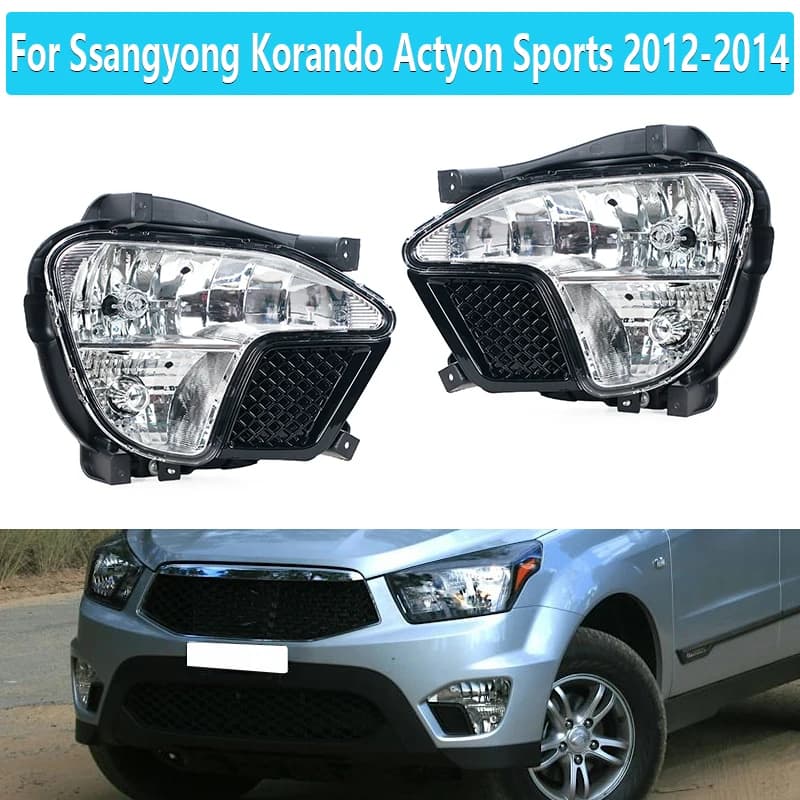 Gruppo fendinebbia per Ssangyong Korando Actyon Sports 2012-2014 Paraurti anteriore Fendinebbia alogeno 8320132500 8320232500