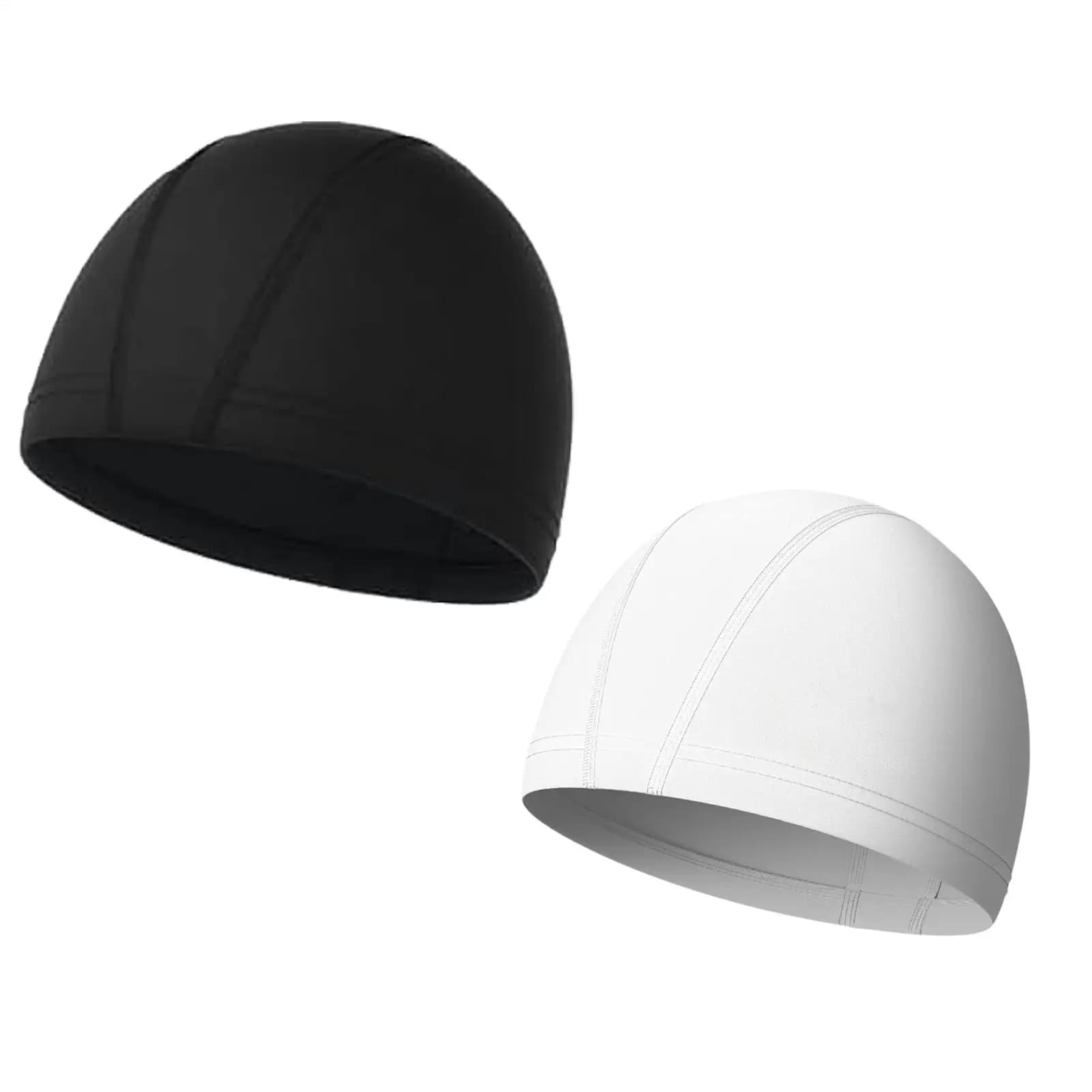 Swimming Hat 2 Piece Breathable Elastic Waterproof Hat Swimming Cap For Women Men Kids Pool Beach Boy Girl Hiking Fishing Travel