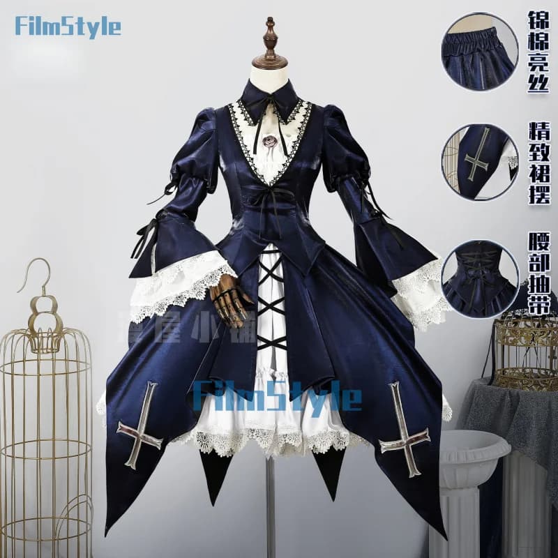 ‌ Rozen Maiden. ‌ Miele Nero ‌ Costume cosplay ‌ ‌ Lolita gotica ‌ Uniforme Halloween Carnevale Festa Natale Gioco di ruolo Abbigliamento