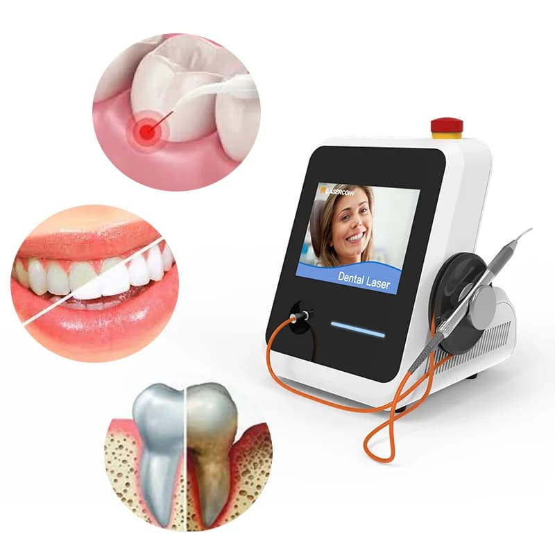 Dental device Portable to Diodes with Double Round Length for Oral Care, Whitening Tooths and Cutting Soft Fabrics