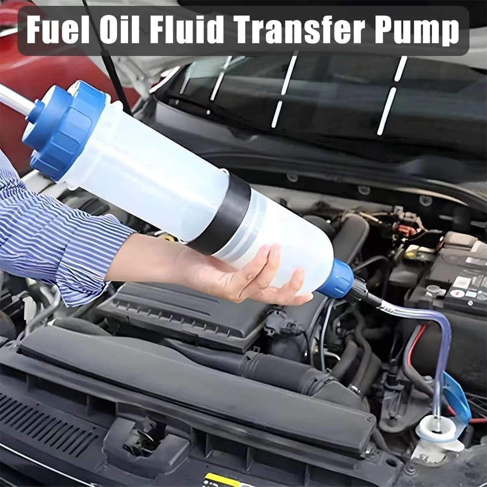 Pompa di Trasferimento Carburante 200cc 500cc 1500cc, Siringa per Iniezione, Pompa di Aspirazione a Vuoto, Estrattore Manuale di Liquido Freni e Olio Auto