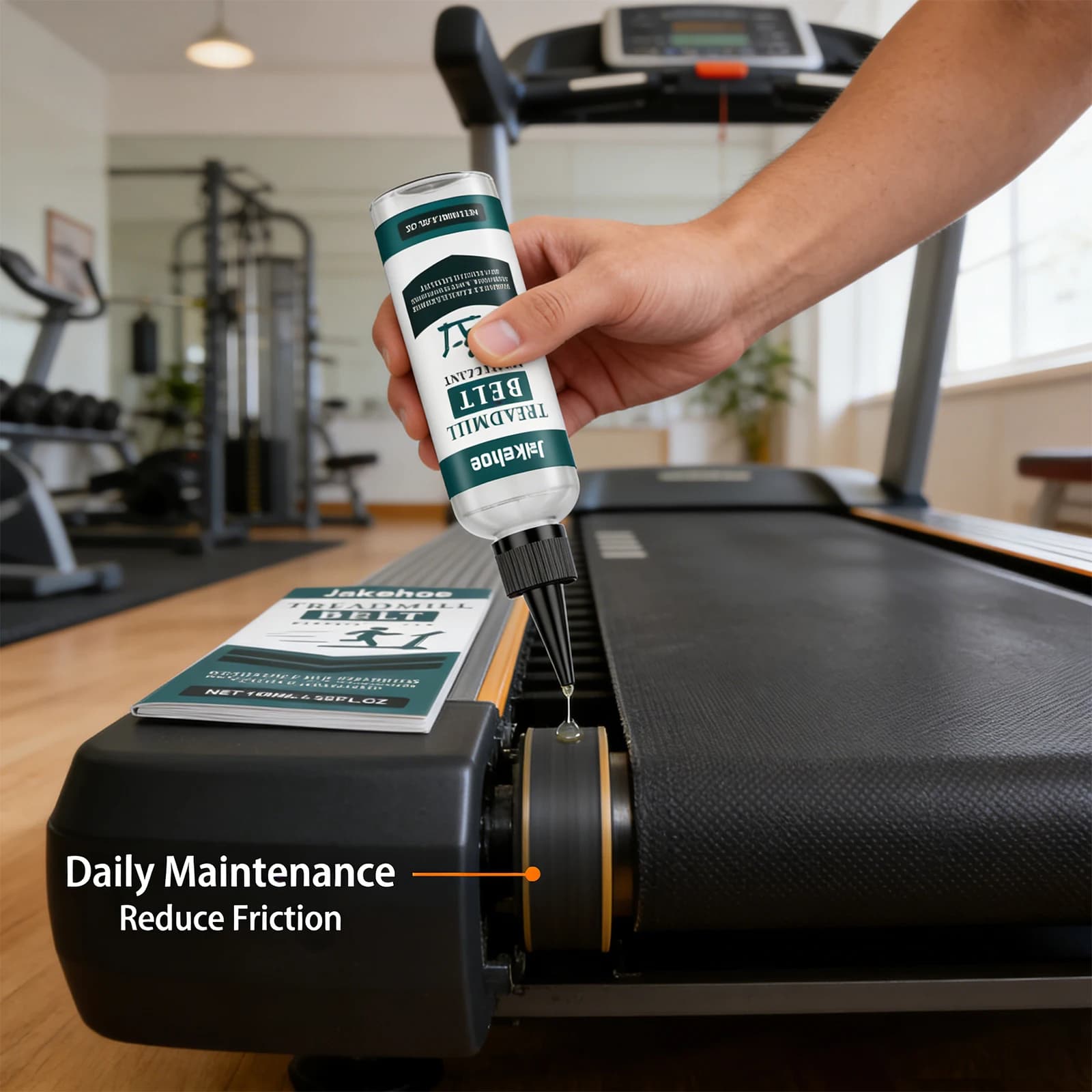 Lubrificante per Nastro Tapis Roulant Protegge Efficacemente Cinghia e Motore Riduce l'Usura Prolunga la Durata del Tapis Roulant Olio per Manutenzione Tapis Roulant