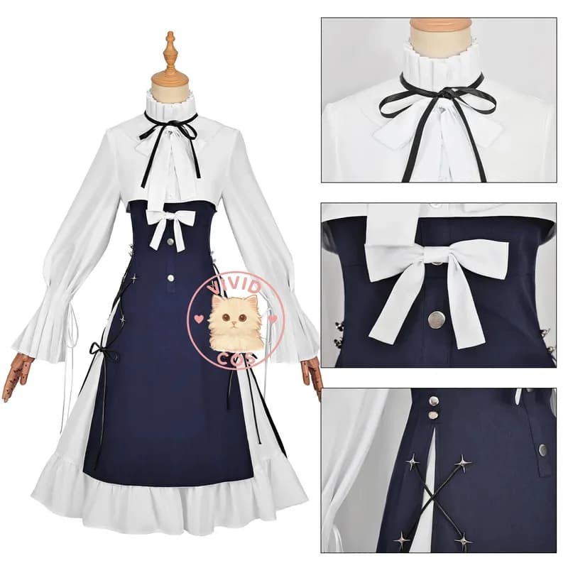 Arknights Gioco Cosplay Bright Memories of Amiya Collaboration Gioco di ruolo Costume Anime Dress Orecchie per A;2, C'4, H.
