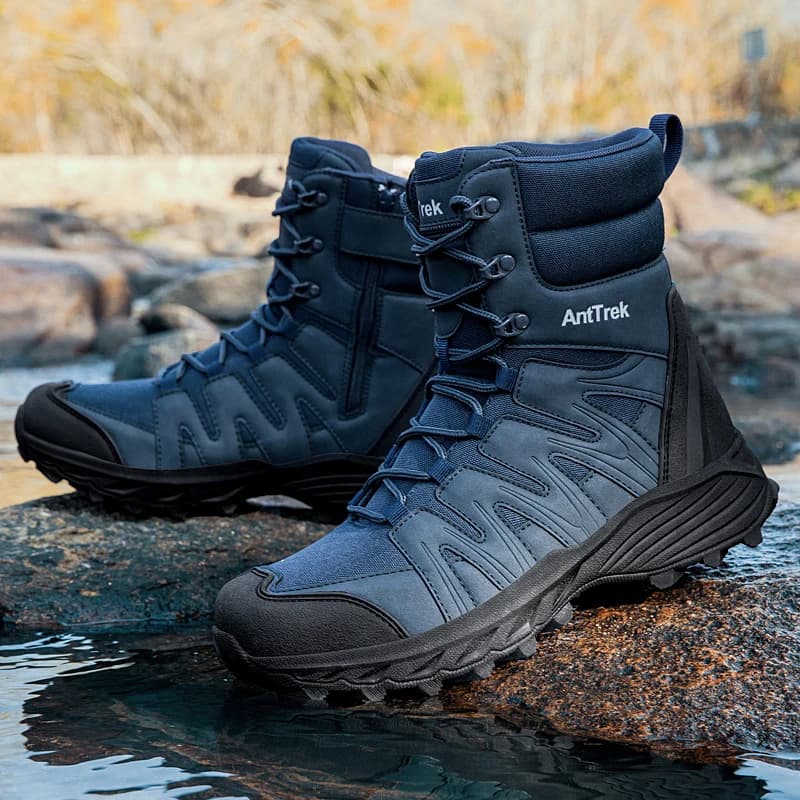 Classic Brand Comfortable Anti Slip Outdoor Hiking Shoe Designer High Top Mountain Climbing Boot Wearable Mountain Trainer Shoe