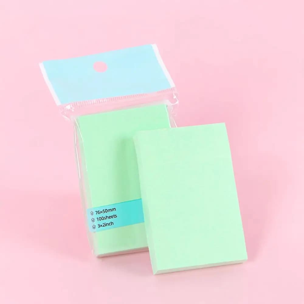Cute Sticky Notes Colorful Memo Pads For Kudo Office School Notepad Supplies Strong Adhesive Removable Paper Stationery