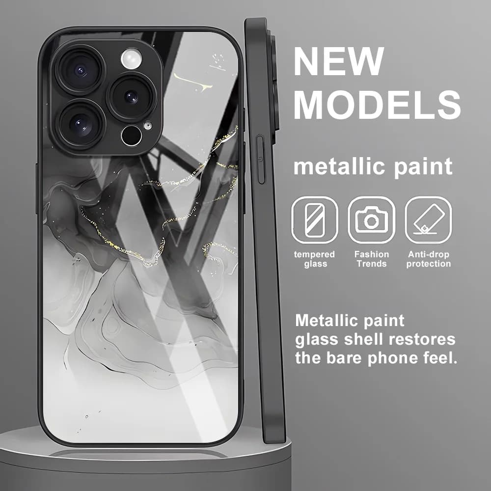 Custodia per telefono in vetro temperato per iPhone 13 17 Pro Max 11 16 14 15 12 17 Air 16E XR X Xs 7 8 Plus SE 17promax Custodia antiurto Funda