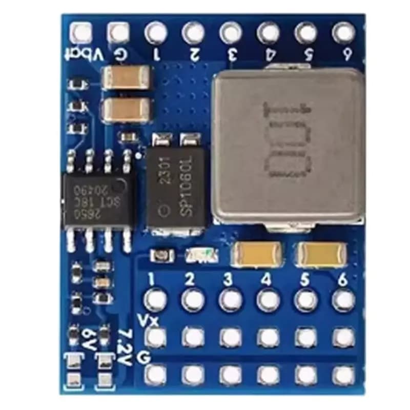 FEDI-SERVO PDB con BEC 5.5-36V a 5-8.2V 26 X 21 X 5Mm 4G per Aeroplani RC FPV, Droni ad Ala Fissa, Componenti Fai-da-Te