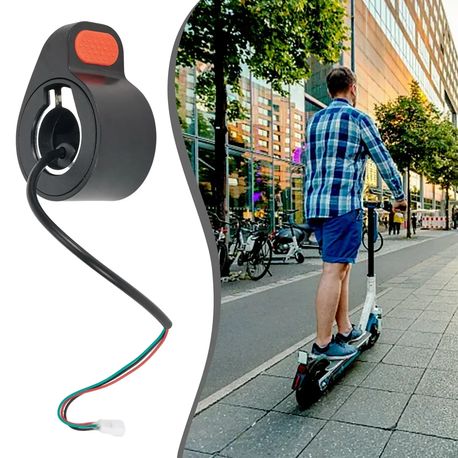 Acceleratore a dito per scooter elettrico di precisione per Xiaomi M365 Pro/Pro2 Acceleratore leggero Escooter Parte di scooter