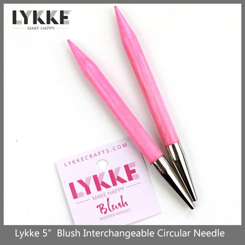 Punta per ferri da maglia intercambiabili LYKKE Blush 5 ''/11.5cm
