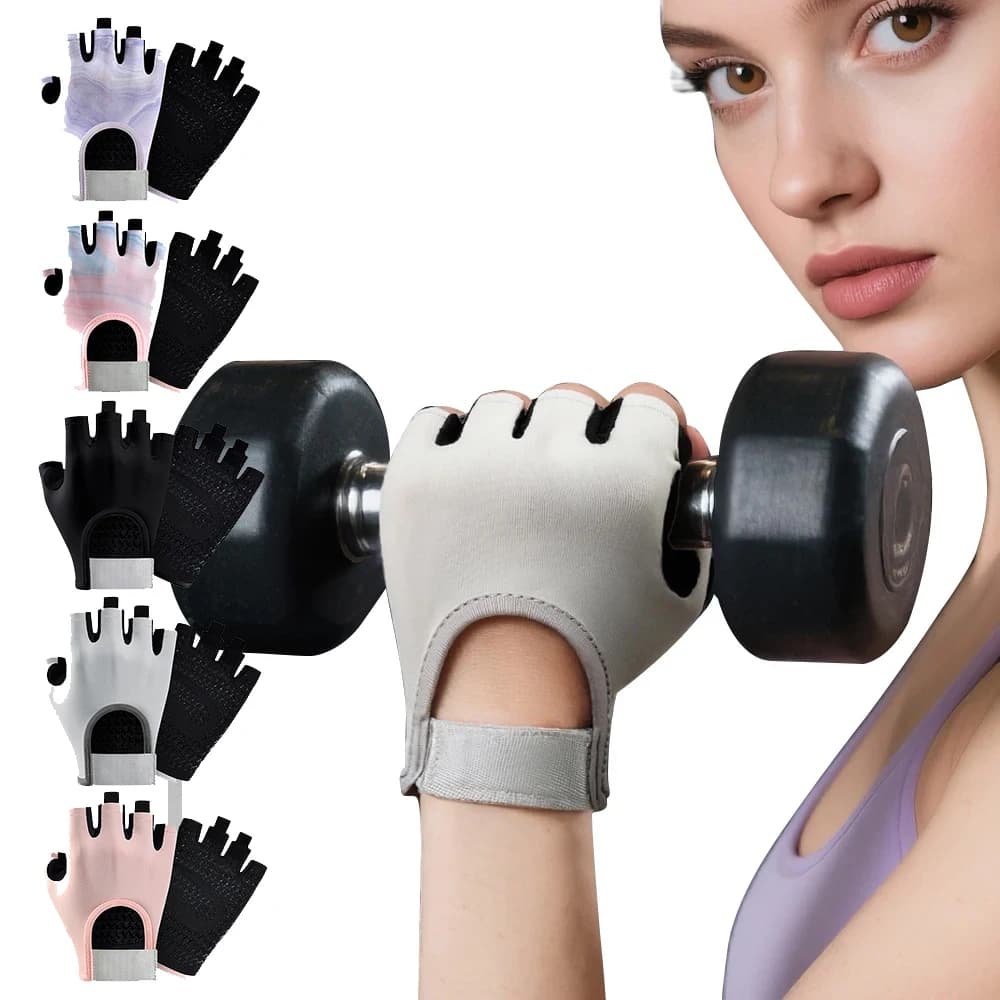 1 pair of training gloves: gym and fitness gloves for women and men, hand protection for training