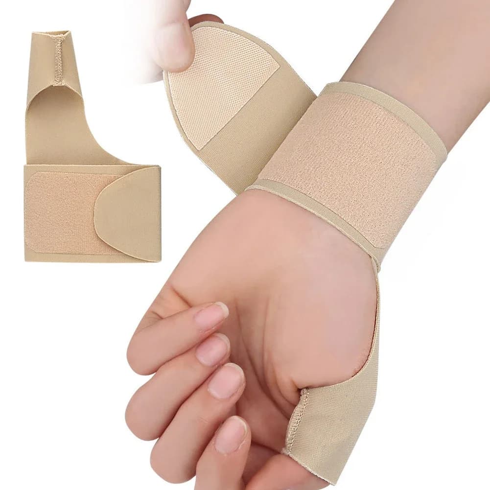 Stabilizzatore per fasciatura Stecca per pollice Cura delle mani Supporto per il polso Protezione per il polso regolabile traspirante Protezione per il polso per le dita sportive Assistenza sanitaria