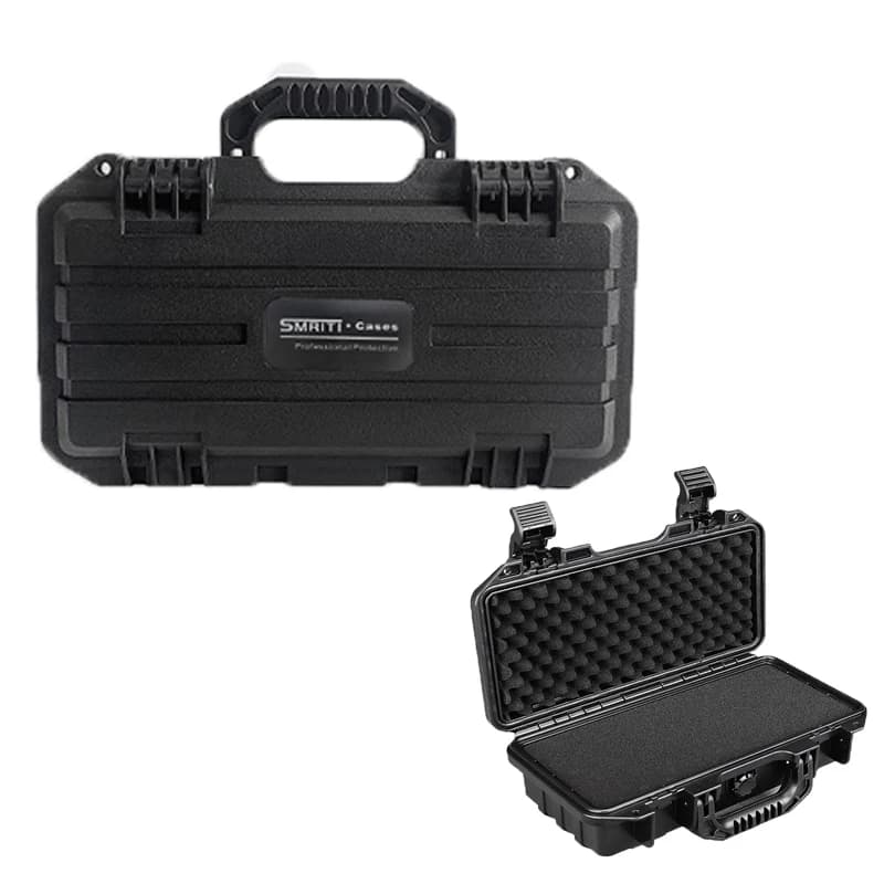 Waterproof Tool Box Multifunctional Portable Tool Box with Lock Large Hard Case for Tools Safe Storage Box for Equipment with Sponge