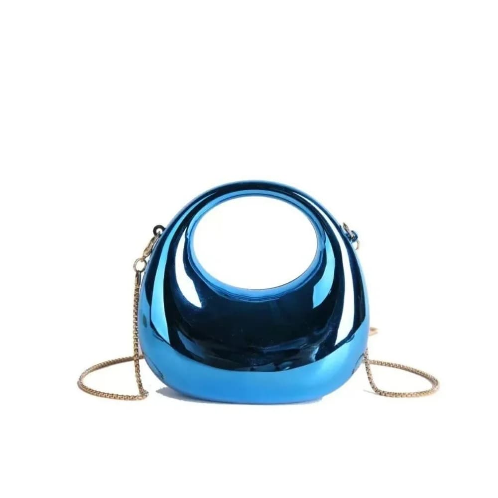 Borsa a tracolla in acrilico stile coreano, piccola borsa a catena in metallo, pochette da banchetto, borsetta porta rossetto, divertente borsa da festa per ragazze