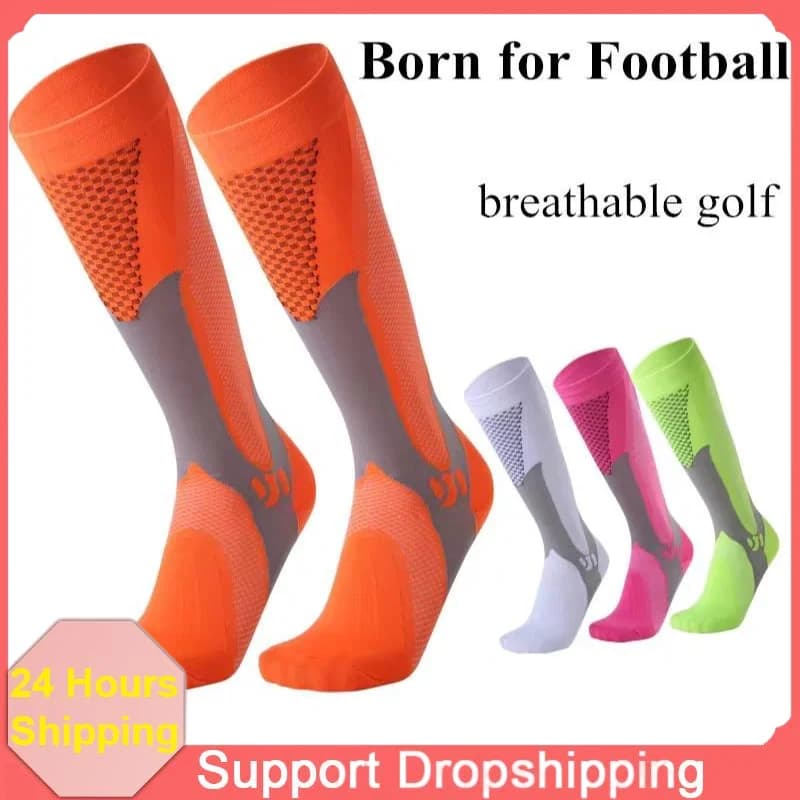 12 Colors Compression Socks for Men Women Football Anti Fatigue Pain Relief 20-30 Mmhg Running Socks Fit For Sport Socks YSZ02