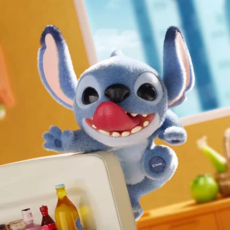 Nuovo autentico Stitch Ohana significa serie famiglia scatola cieca figurine da collezione alla moda ornamento da tavolo regalo per ragazza Kawaii