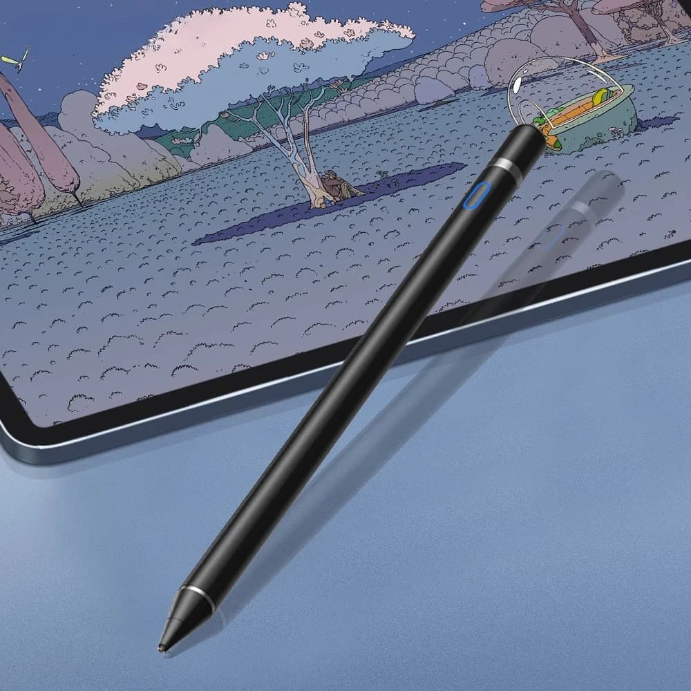 Penna stilo attiva per touch screen iOS e Android Stilo ricaricabile per iPad iPhone Cellulare Xiaomi Tablet Penna per disegno e scrittura