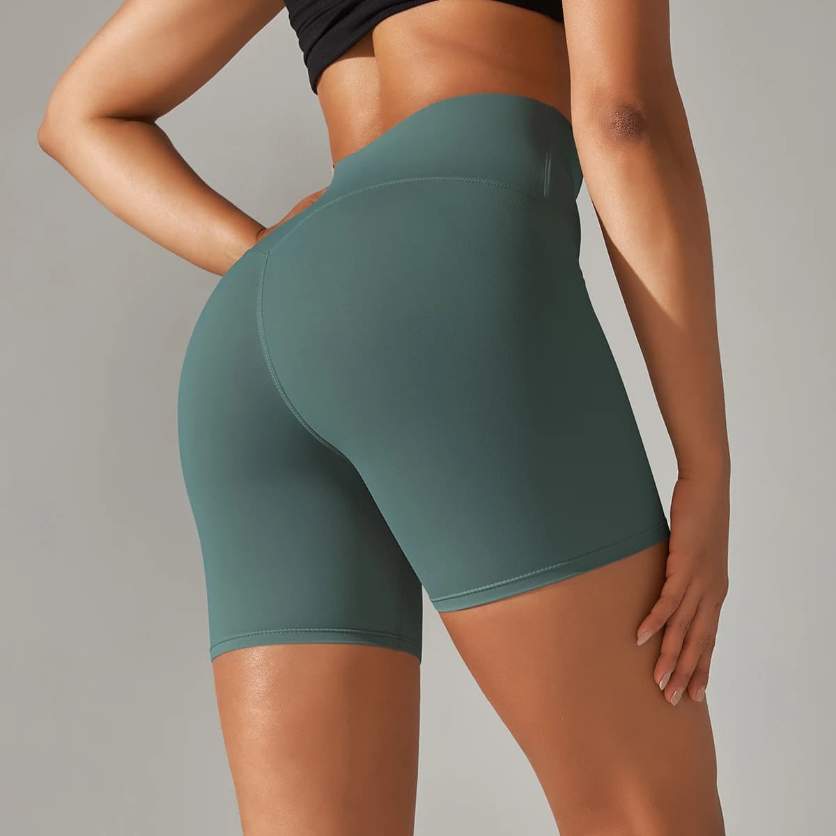 1PC yoga shorts Women's fitness shorts Running cycling shorts Breathable sports leggings Gym shorts for high waist summer training
