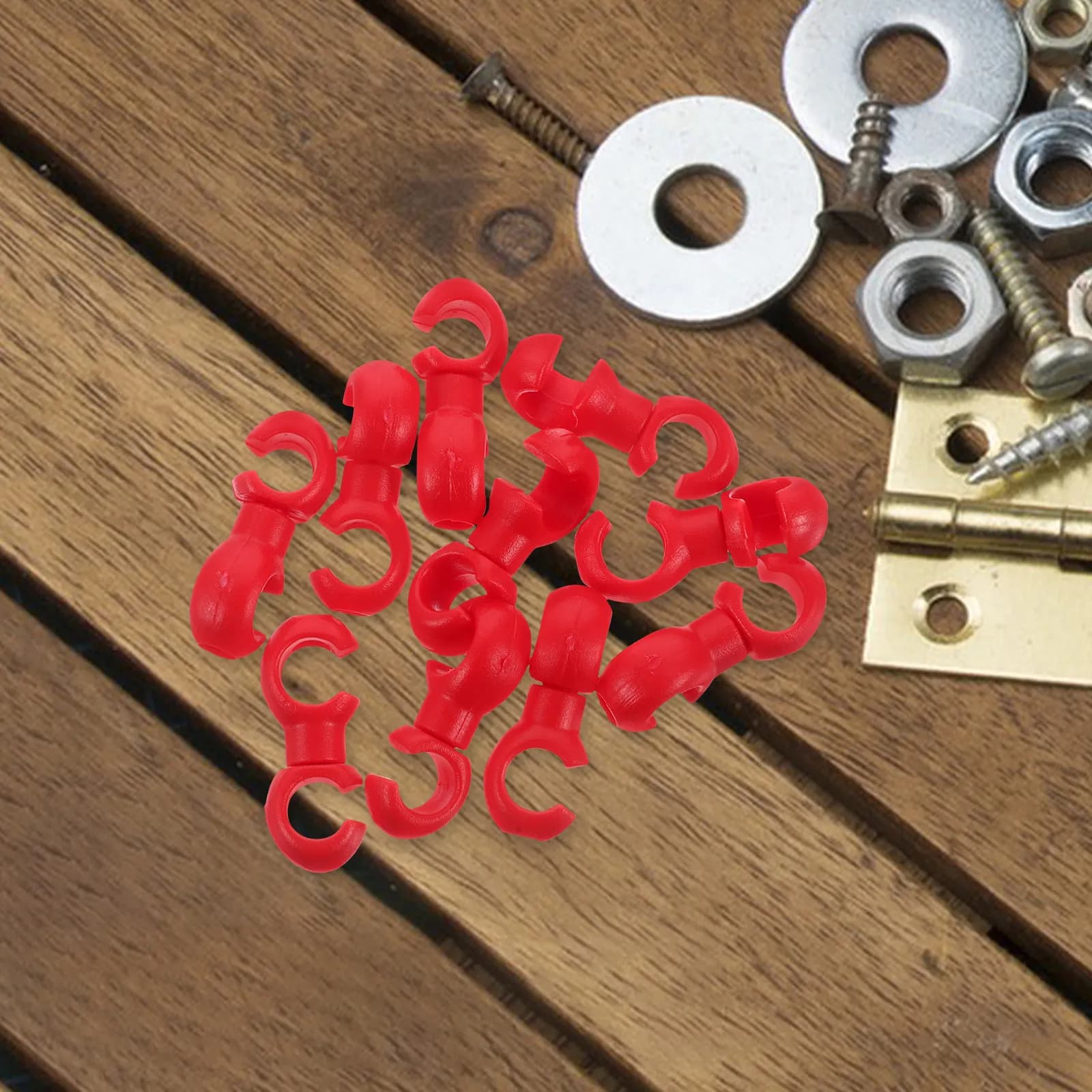 Clip per cavi per bicicletta da 10 pezzi, supporto per fissaggio filo freno con fibbia a S, gestione ordinata e durevole, adatto a varie biciclette