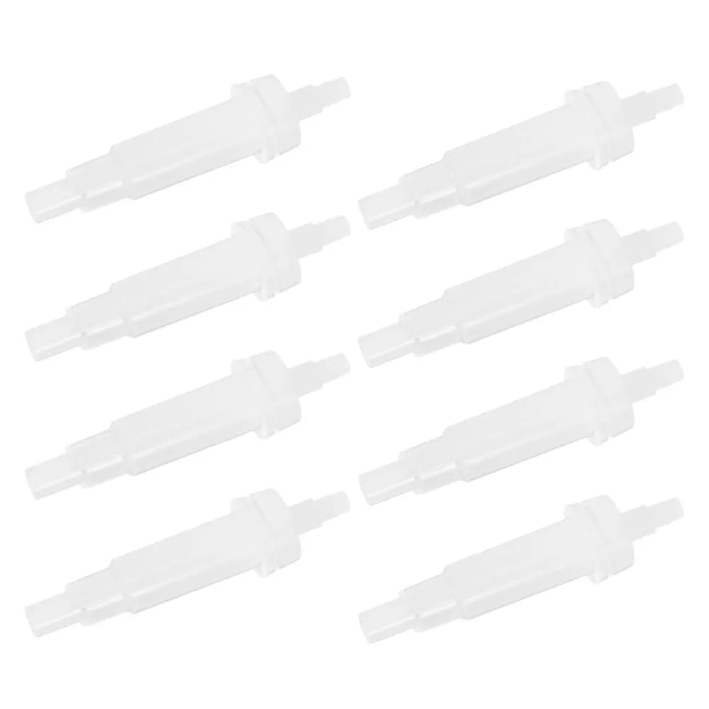 8 dispenser di sapone liquido in plastica di ricambio per shampoo, balsamo, lozione, olio, lavaggio mani, uso in bagno e cucina.
