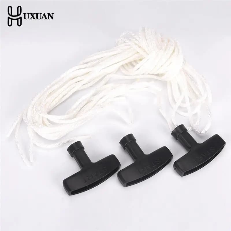 1pc 3MM 1.2M 4MM 1.1M Universal lawnmower pull the starter cable handle with rope motor pull the gasoline cabinet