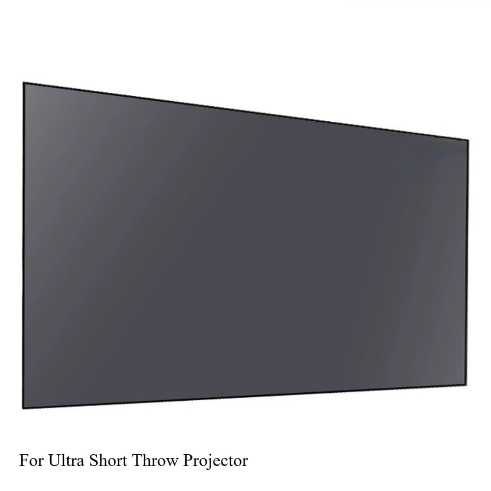 Schermo per proiettore a lancio ultra corto Fresnel 5.0 per luce diurna o illuminazione, schermo per proiezione HD 4K 8K 3D per montaggio a parete, senza cornice