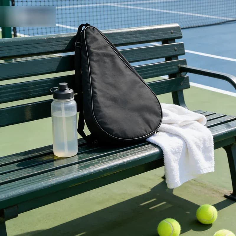 Borsa per Racchetta da Paddle in Tessuto Oxford Impermeabile, Borsa a Tracolla Singola per Tennis, Adatta a Varie Racchette da Tennis in Fibra di Carbonio