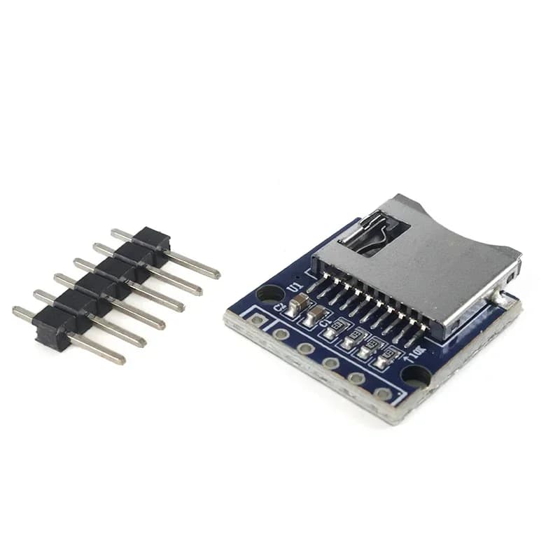 Modulo scheda Micro SD Lettore TF SPI 3.3V per archiviazione dati Arduino ESP32 STM32 fai da te | Intestazioni non saldate | Registratore dati WiFi Cam