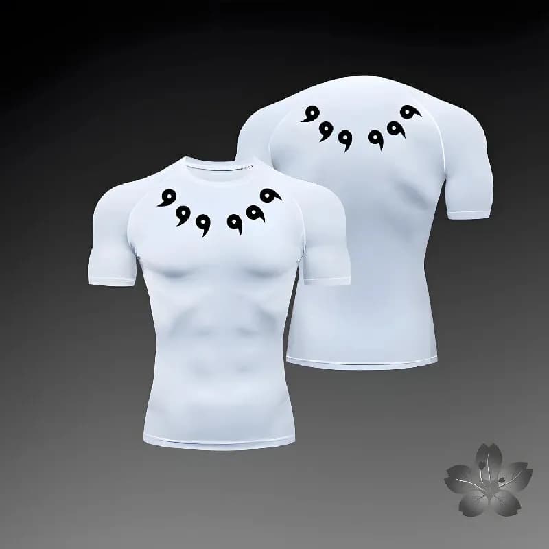 Nuova Maglietta a Compressione da Uomo Anime 2026 per Fitness, Sport, Corsa, Palestra, T-Shirt Atletica ad Asciugatura Rapida, Top Estivo