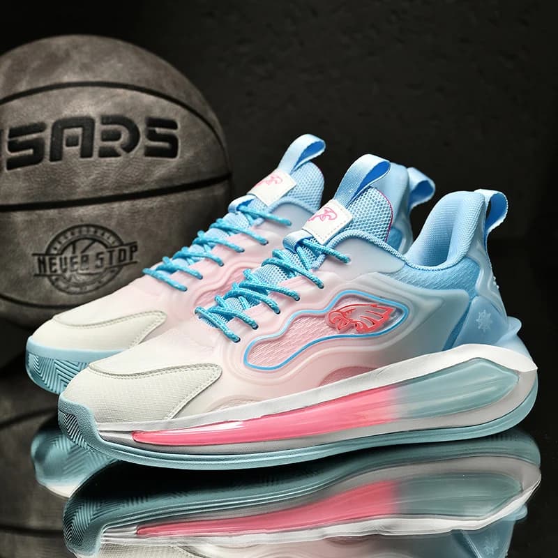New breathable non-slip shock-absorbing wear-resistant luminous basketball shoes for men and women