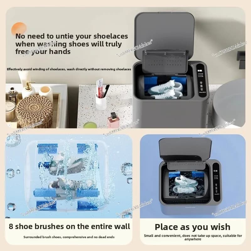 Shoe Washing Machine Automatic Shoe Brushing Machine Roller Type Household Shoe Washing Artifact Small Sock Washing