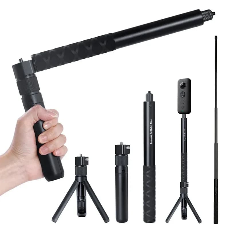 Per Insta360 X4 X3 Bullet Time Bastone selfie invisibile per Insta360 X2 GO 3S Gopro DJI Accessorio per selfie stick in lega di alluminio