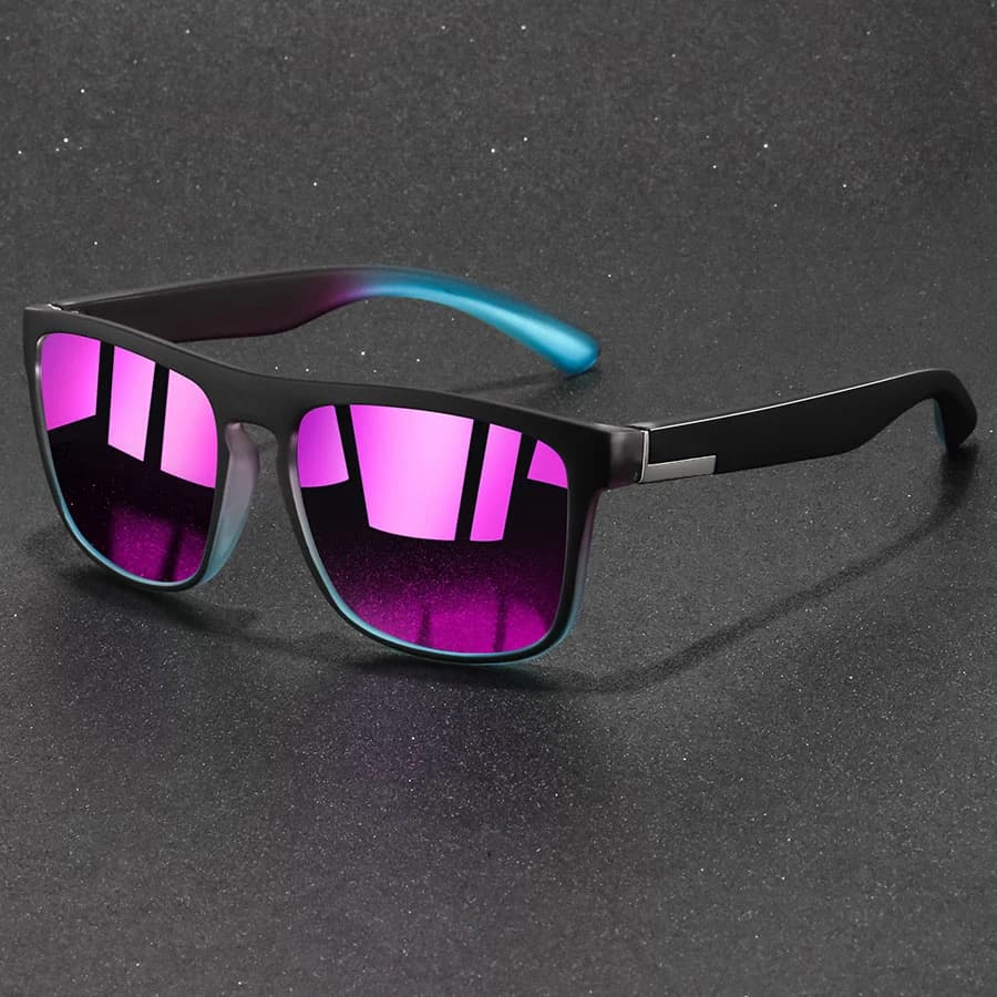 Fashion Vintage Square Sunglasses Men Women Fishing Driving Man Luxury Brand Designer Sun Glasses Retro Eyewear