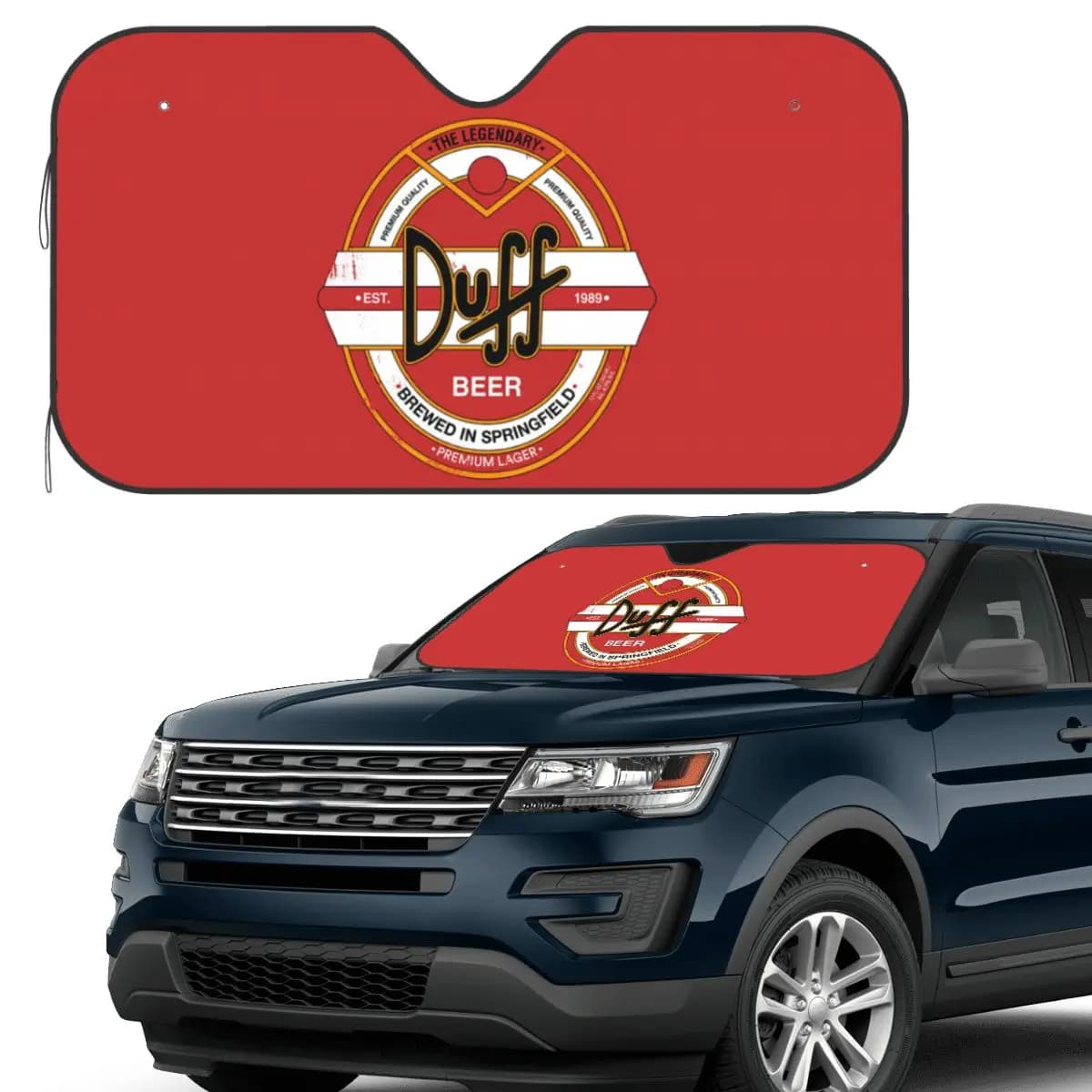 Duff Beer (8) Parasole Parabrezza Auto Parabrezza Anteriore Finestra Parasole Accessori Coperture