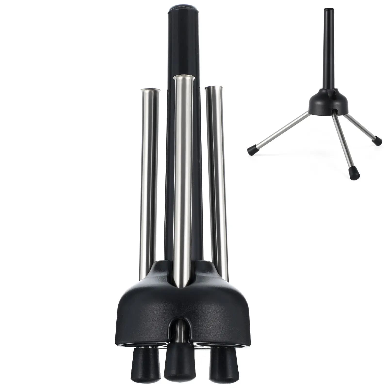 Foldable Holder for Clarinet, Portable Tripod for Clarinet, Flute, Oboe, Sassofono, Fiato, Compact and Stable 3 Legs